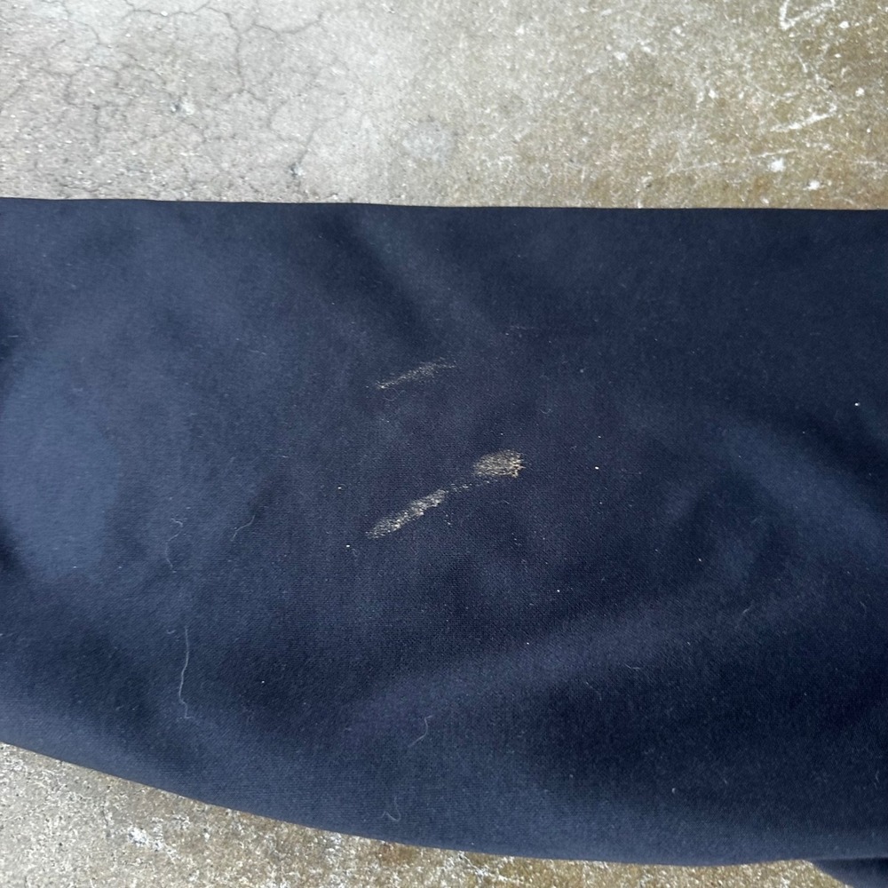 The North Face Full Zip Hoodie Mens Large Black Blue Logo Performance Fleece - Picture 5 of 5